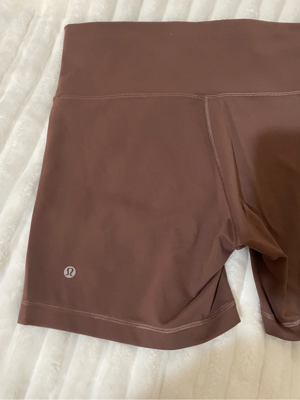 lululemon athletica High-Rise Mauve Brown Bike Shorts